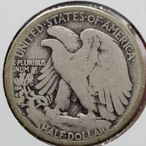 1917-D Rev. Walking Liberty Half Dollar