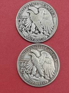 (2) Walking Liberty Half Dollars, 1941 & 1943-S