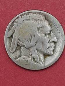 1920-S Buffalo Nickel, 18 Buffalo Nickels, 14 Readable Dates & 1 V-Nickel