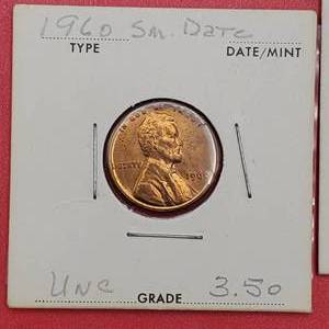 GREAT MIXED LOT of Lincoln Cebts--1922-D, (2) 1955-S (1 Higher Grade) 1960 small dates PLUS 2 Rolls of Wheat Cents