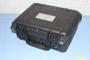 lot 37 image: Small ATA-Rated Hard Sided Molded Plastic Pelican Travel  Storage Case - No Foam Inside