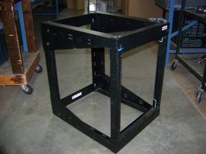 lot 71 image: Hoffman, 25U AudioVideo Wall Mount Open Equipment Rack