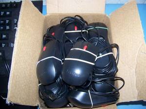 lot 90 image: LARGE lot of (12) Lenovo Preferred Pro II USB Computer  PC Keyboards and Mouses