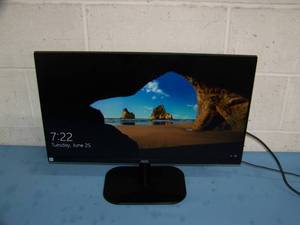 lot 84 image: 23.8 AOC LCD Computer  PC Monitor on Stand