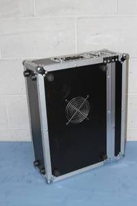 lot 100 image: Hard Sided ATA-Rated Equipment Road Case with Ventillation