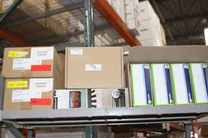 lot 105 image: Large LOT of Miscellaneous Pro Audio Video Control & Electrical Items and Accessories - Mostly New in Box