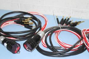 lot 143 image: Lot of 4 -  Whirlwind 14  0.25 Plug to Multi-Pin Audio Snake