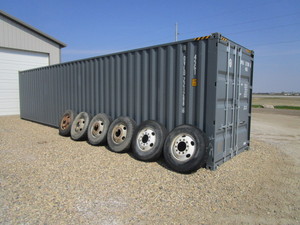 lot 7 image: 40 High Cube Single Trip Shipping Container