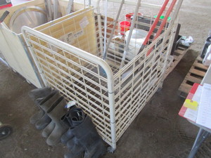 Rolling Wire Basket 3x3x3