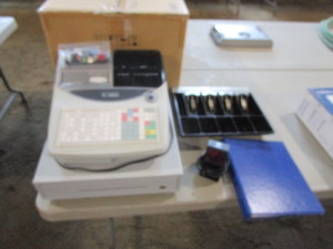 Cash Register & Barcode Scanner