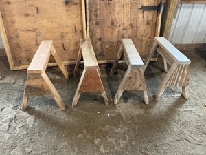 (4) Sawhorses