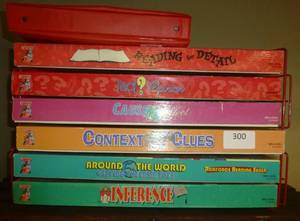 lot 300 image: Group of reading and learning games