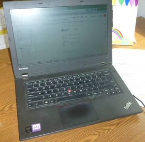 lot 417 image: Lenovo thinkpad laptop - working