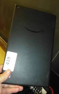 lot 419 image: THREE Amazon fire tablets