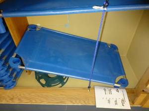 lot 819 image: SEVEN napping cots