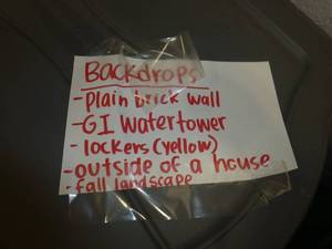 lot G1 image: Backdrops for the stage