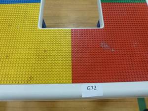 lot G72 image: Playtable for building blocks