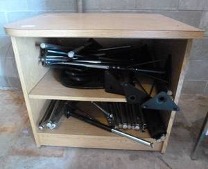 lot S1 image: storage cabinet 27x33x30 (does not include table legs)