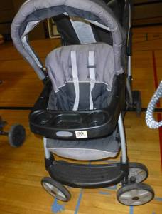 lot G96 image: stroller for toddler plus baby