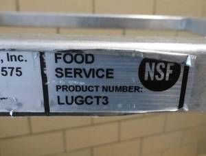 lot G160 image: Food service tray cart