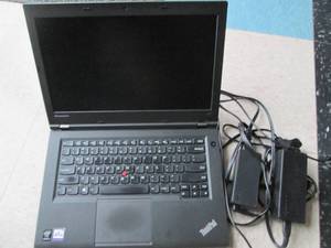 lot O172 image: Lenovo Think Pad with charger