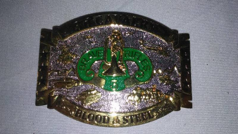 lot 782 image: Belt Buckle 3rd Cavalry.