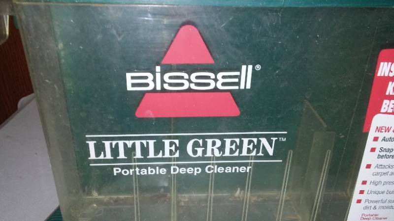 lot 805 image: &nbspBissell Little Green Cleaning Machine Vintage Wicker- Rocking Chair and More