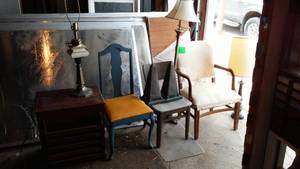 lot 797 image: Chairs, Lamps and More.