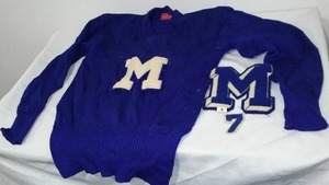 lot 815 image: Vintage Letterman Sweater.