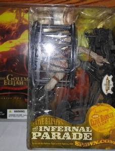 lot 870 image: McFarlane Toys Clive Barker Infernal Parade The Golem Elijah Action Figure