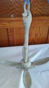 lot 893 image: Folding Grapnel Anchor.