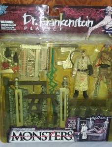 lot 753 image: McFarlane Toys Dr. Frankenstein Playset Series 2