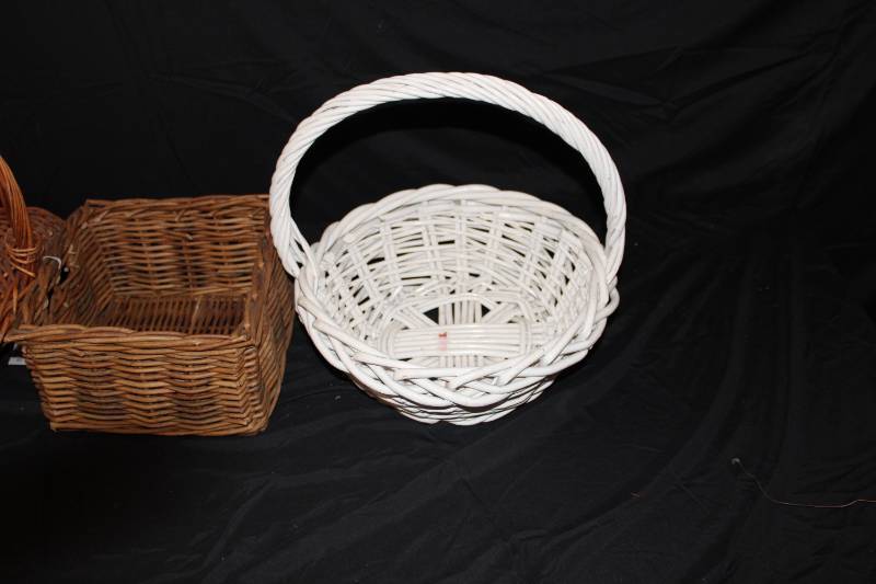 Wicker Baskets lot of 3