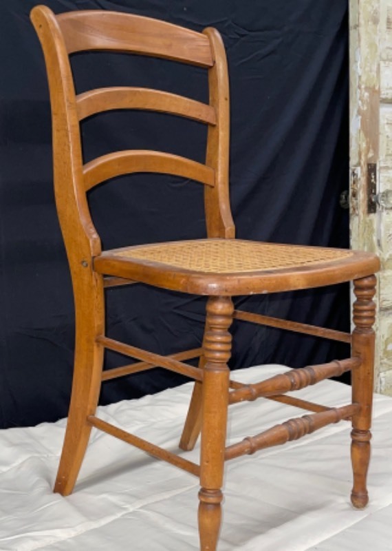 Wooden Cane Chair