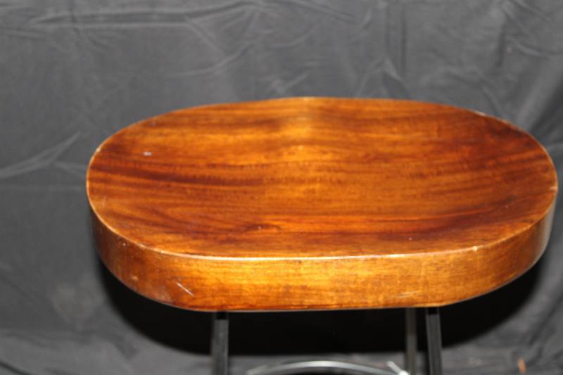 Wood and Metal Stool