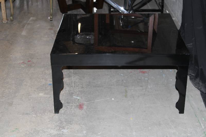 Painted Black Coffee Table
