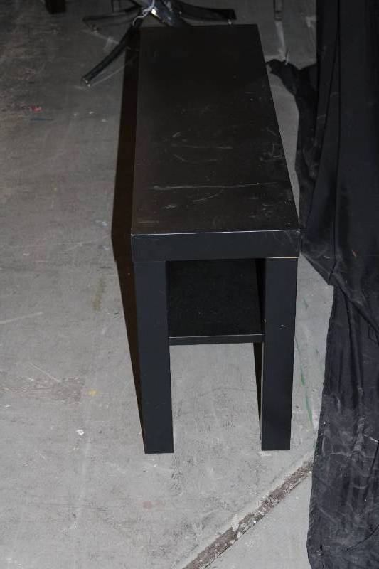 End Table with bookshelf