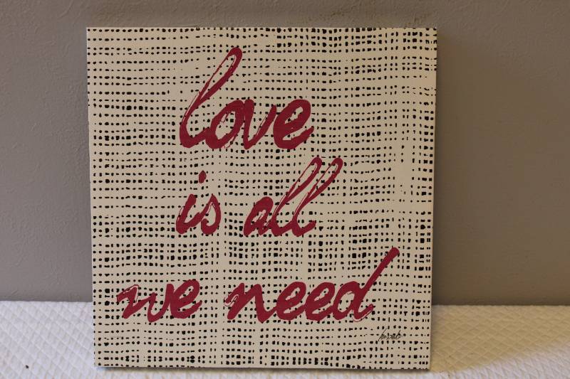 Lot of 3 Vinyl Art Phrases