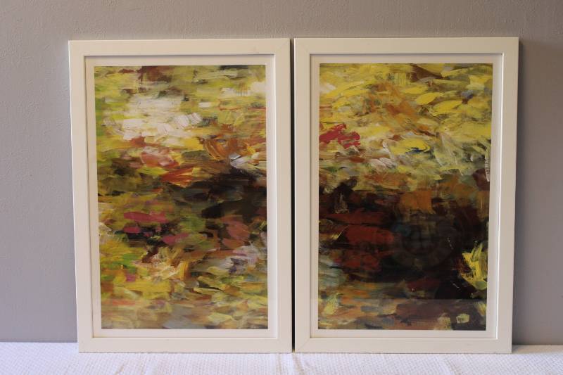 Set of Yellow to Brown prints