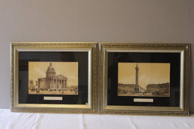 Lot of 2 Rome Historic Prints