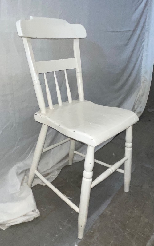 White dining room chair