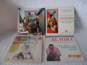 lot 5 image: Lot of 4 Vintage Jazz and Brass Vinyl Records