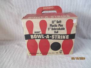 lot 22 image: Vintage Hasbro Bowl-A-Strike Bowling Game