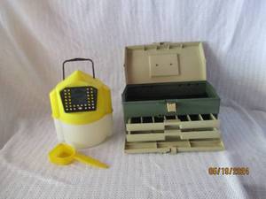 lot 36 image: Fishing Bait Box and Plano Tackle Box Set
