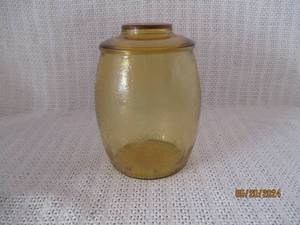 lot 70 image: Vintage Amber Glass Jar with Lid