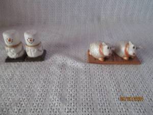 lot 114 image: Lot of Ceramic Salt and Pepper Shakers