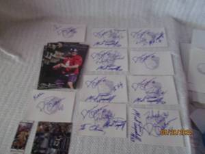 lot 160 image: Lot of Minnesota Vikings Autographed Memorabilia Collection