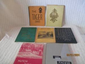 lot 184 image: Lot of 7 Vintage Hutchinson High School Yearbooks (1947-1961)