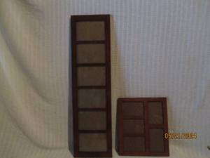 lot 186 image: Set of Wooden Multi-Photo Frames