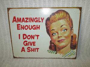 lot 326 image: Tin sign